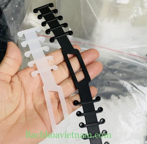 Tai đeo giả, tai đeo khẩu trang không đau tai, combo 10 cái tai đeo thanh nhựa không đau tai