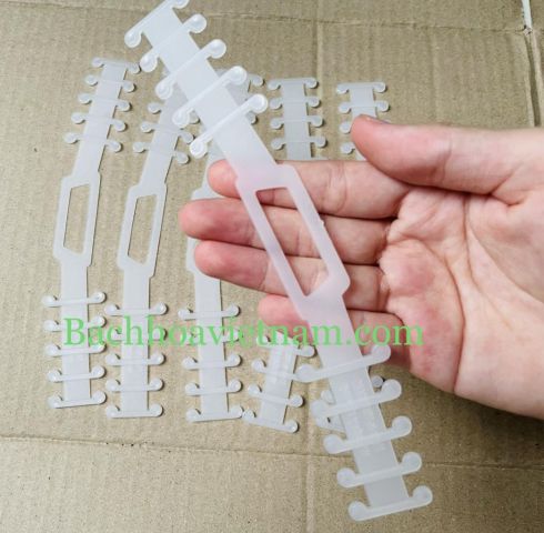 Tai đeo giả, tai đeo khẩu trang không đau tai, combo 100 cái tai đeo thanh nhựa không đau tai